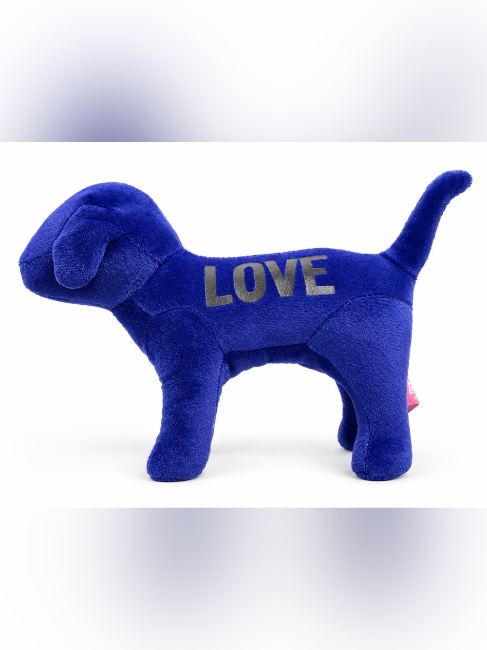 Victoria’s Secret PINK Purple Plush Dog LOVE Logo Mascot Y2K Collectible